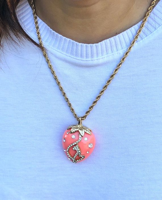 Vintage Baby Phat Strawberry Necklace