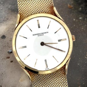 Vacheron Constantine Vintage Watch 18K Yellow Gold