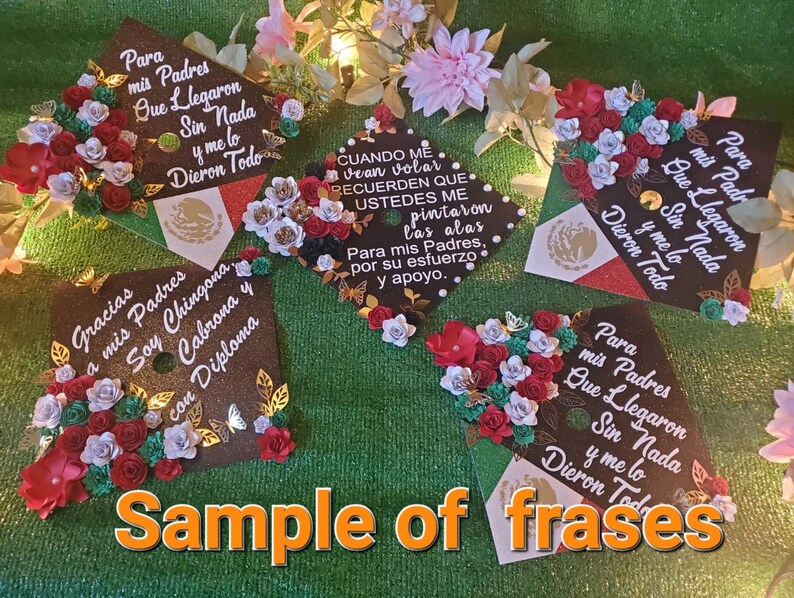 Graduation Cap Topper Base Glitter Cardstock Base With Etsy