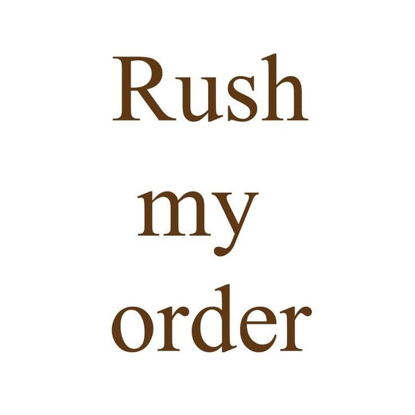 Rush my order Graduation cap topper