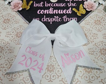 Bow for graduation, bow personalized