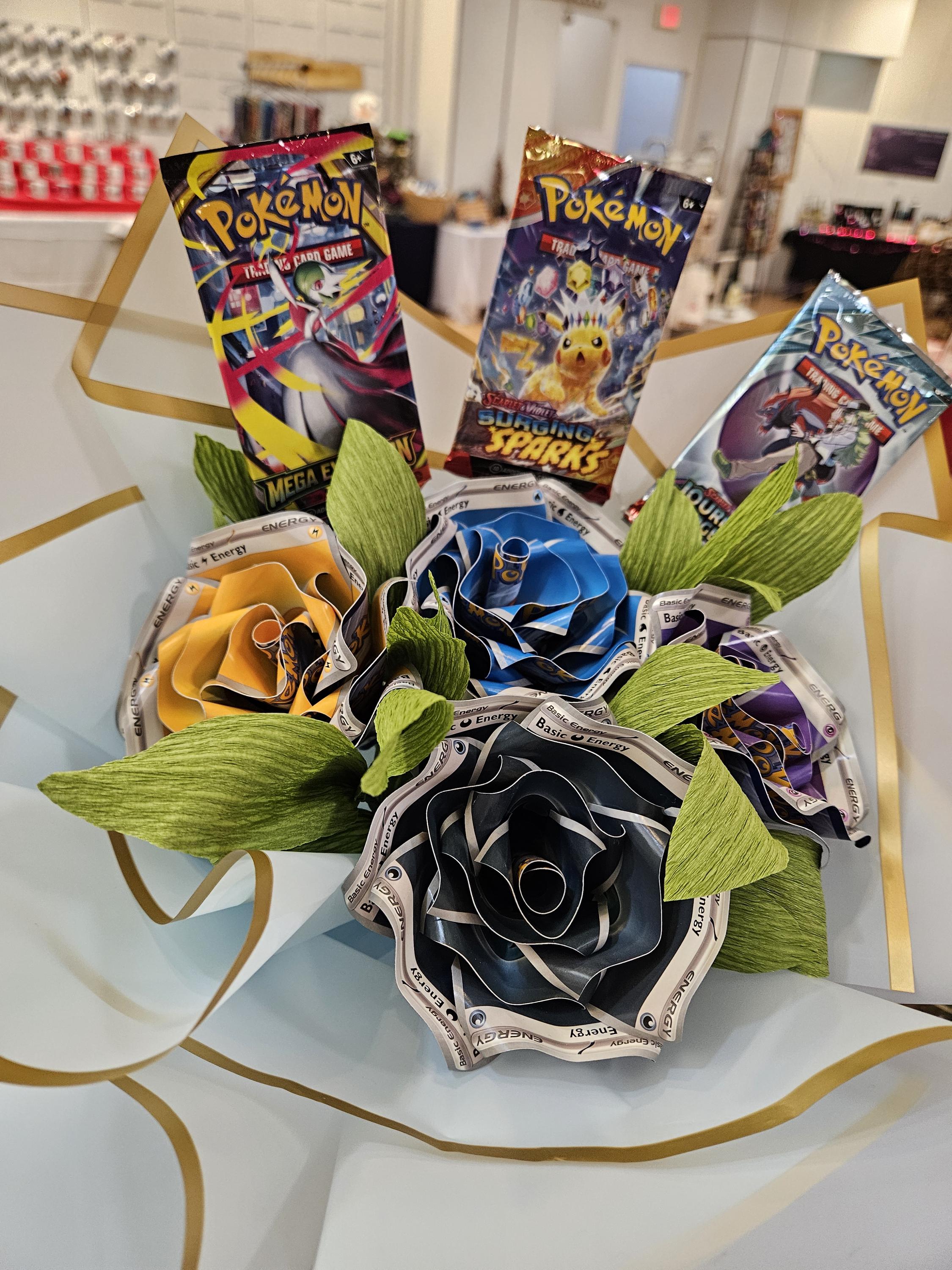 pokemon card bouquet Pokemon Center Japan Shaymin in a Flower Bouquet Sleeves Set of 64 – SJ  Pokemart