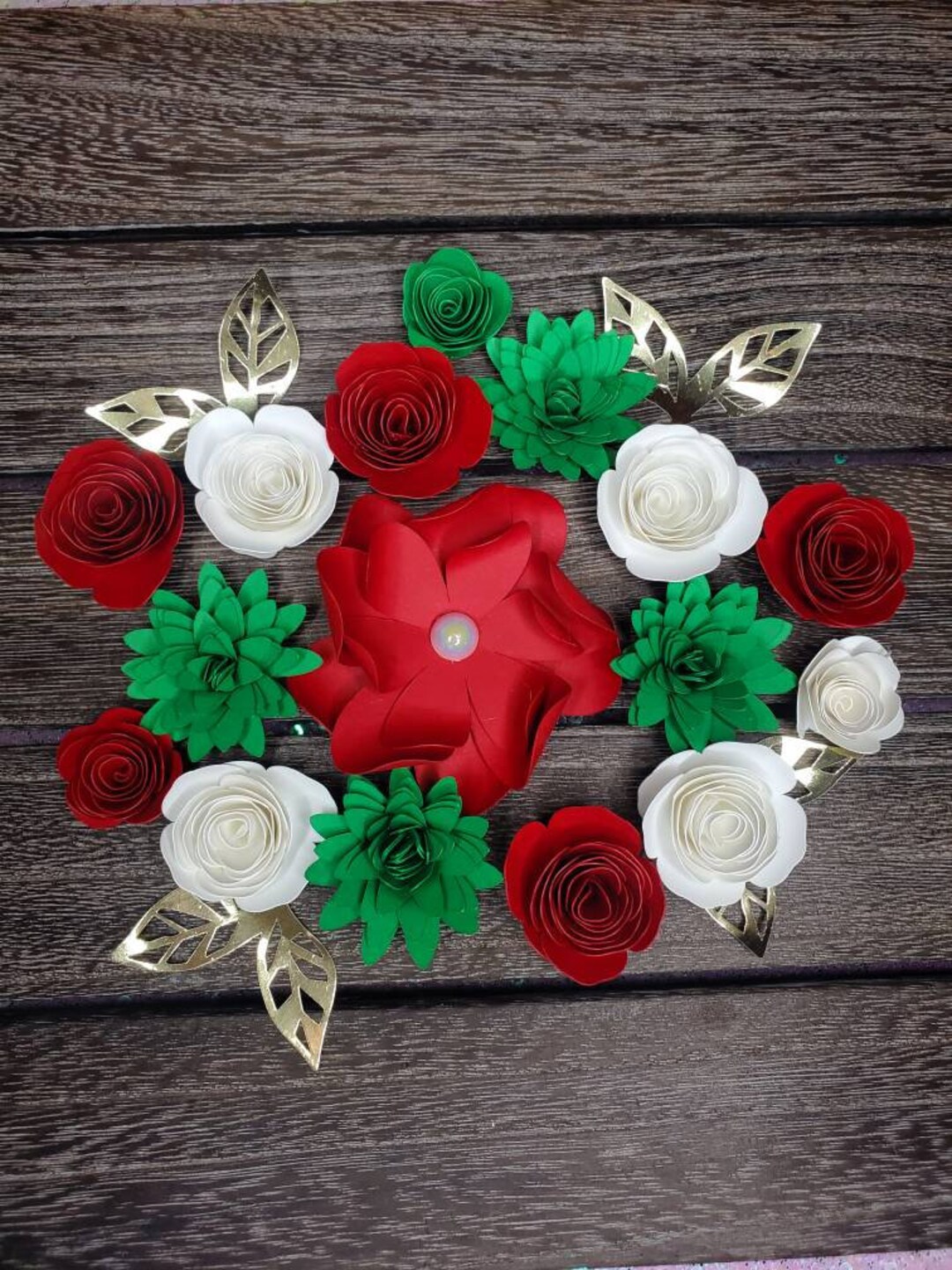 Paper Flowers Set, Paper Flowers Bouquet, Graduation Paper Flowers