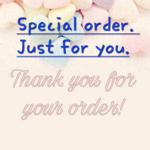 Special order.