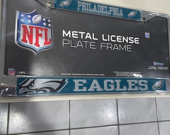 Philadelphia Eagles license plate frame top quality laser cut