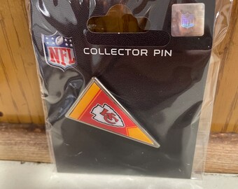 Kansas City chiefs pennant pin hat lapel collector