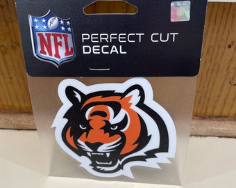 Bengals 4x4 decal windows laptop water bottle