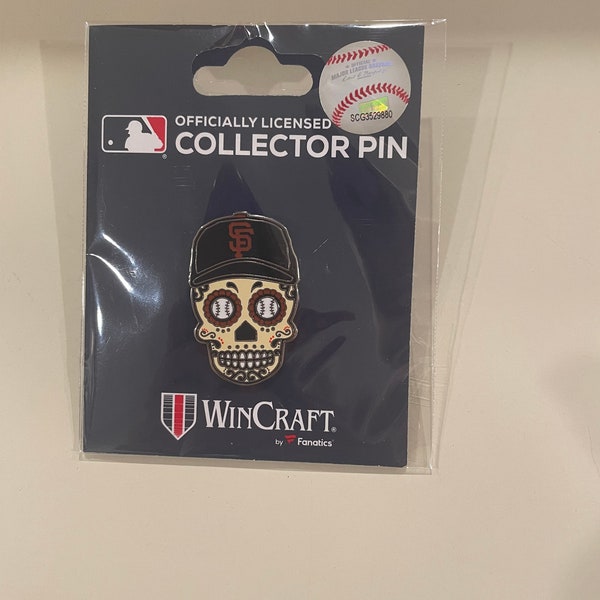 San Francisco Giants sugar skull pin hat lapel collector