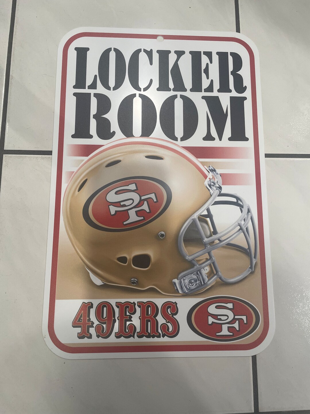 49ers Locker Room Sign 11x17 Game Room Garage Fan Cave - Etsy