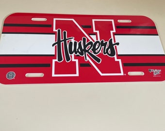 Nebraska Cornhuskers license plate