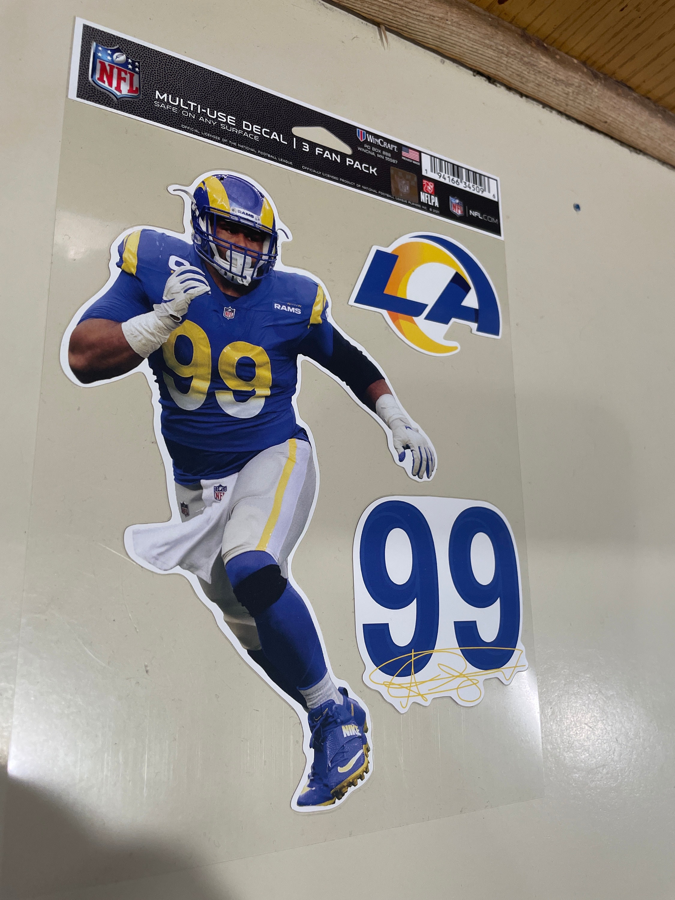 Texas Rams Decal Rams 3 Pack Decal Donald - Etsy