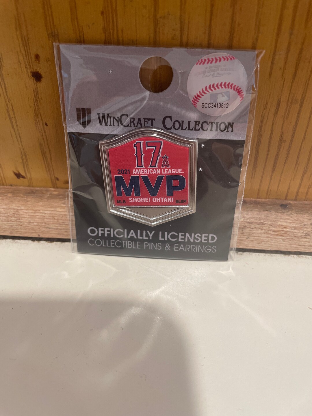 Shohei Ohtani Angels Mvp American League Hat Lapel Collector Etsy