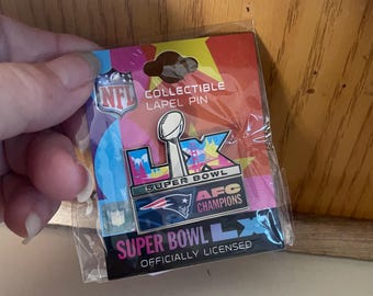 New England patriots AFC champions pin