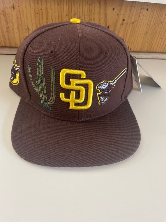 San Diego Padres Custom Snapback Pink 