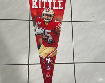 49ers premium felt pennant Kittle