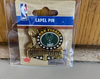 Milwaukee Bucks 2021 NBA champions pin
