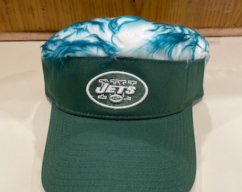 New York jets flair hair visor NEW RARE