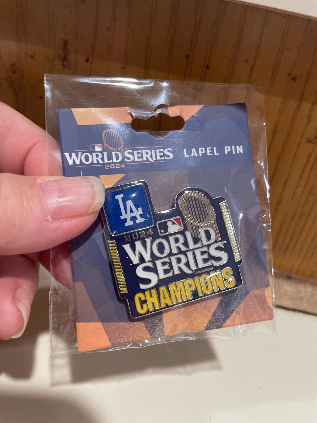 Dodgers Champions Pin 2024 Trophy Edition - Etsy