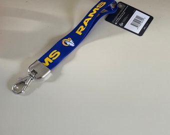 Los Angeles Rams keystrap wristlet