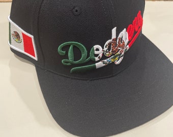 Black Dodgers SnapBack hat mexico