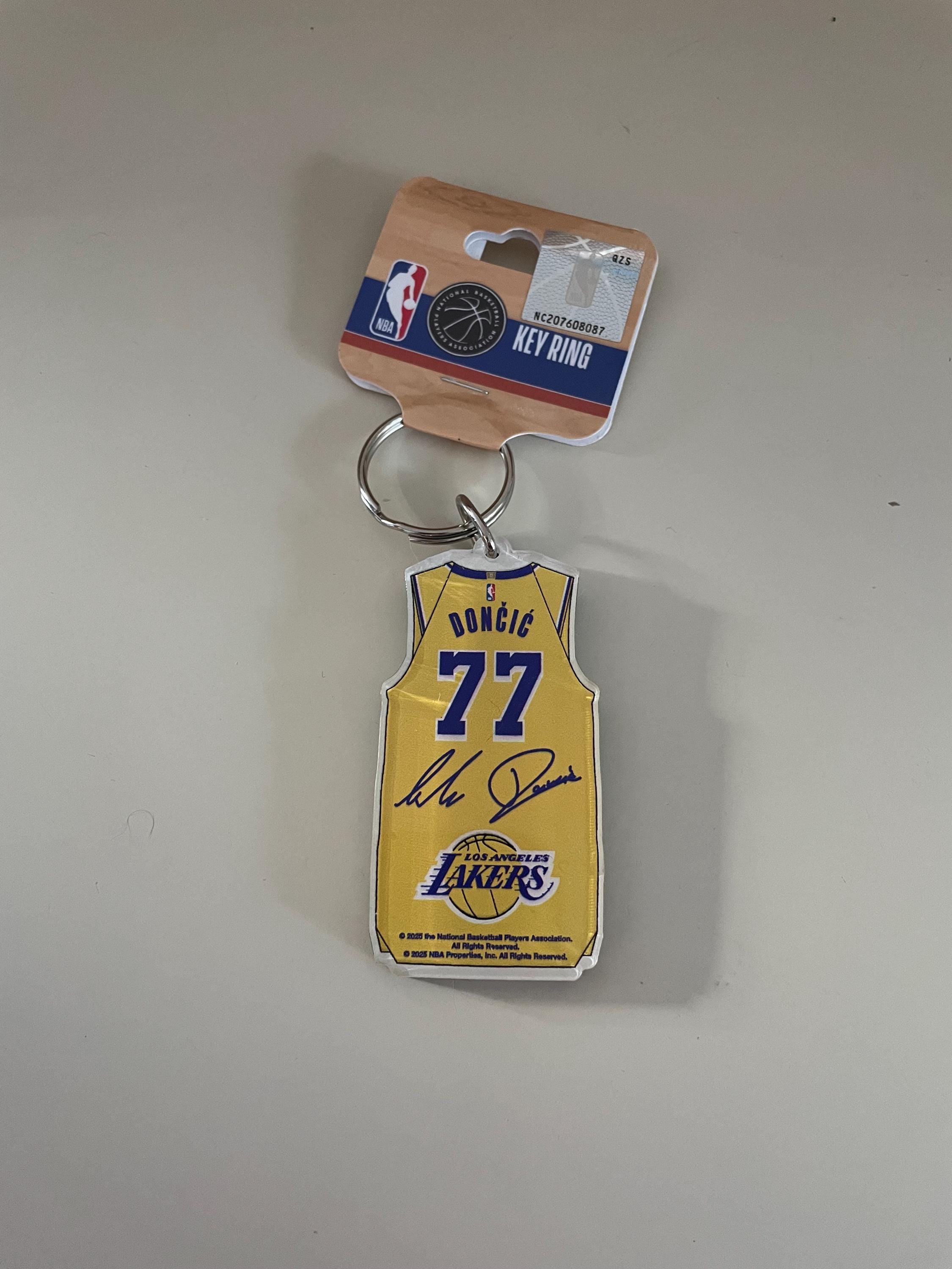 Lakers keychain Doncic great gift