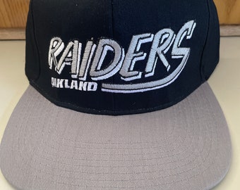 Oakland Raiders Snapback Hat Rare - Etsy