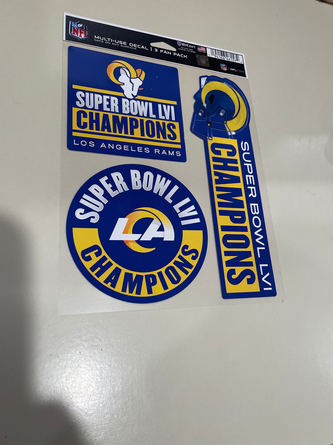 Texas Rams Decal Rams Champions Fan Pack Decal Set - Etsy