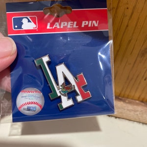 Dodgers Mexico flag pin exclusive rare hard to find