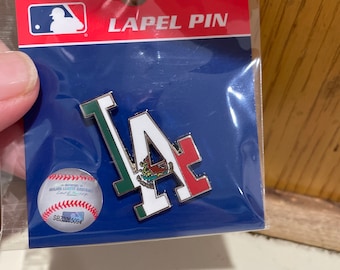 Dodgers Mexico flag pin exclusive rare hard to find