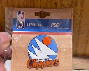 Los Angeles clippers pin retro San Diego clippers