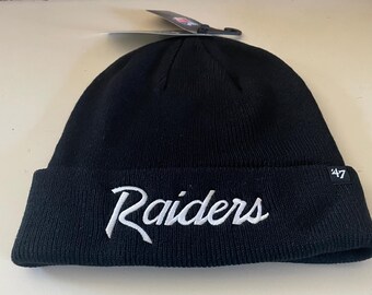 Raiders beanie one size fits all official