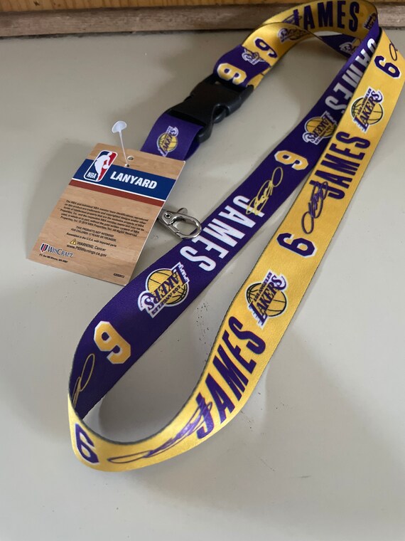 Lebron James Lakers New 6 Lanyard Rare Etsy