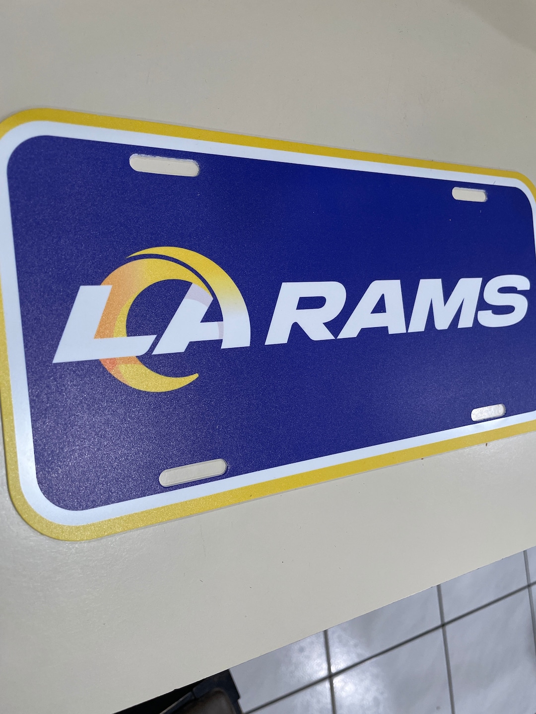 Only Rams Rear Plate Los Angeles Rams Plastic License Plate - Etsy