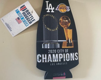 Dodgers Lakers city of champions bottle suit