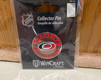 Carolina Hurricanes pin established 1997 hat lapel collector official