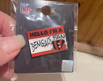 Bengals pin hat lapel collector