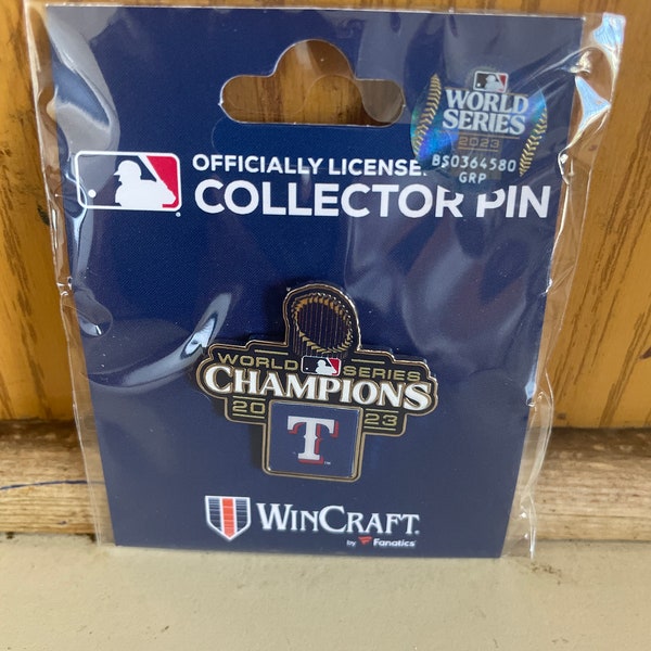 Texas Rangers champions pin hat lapel collector