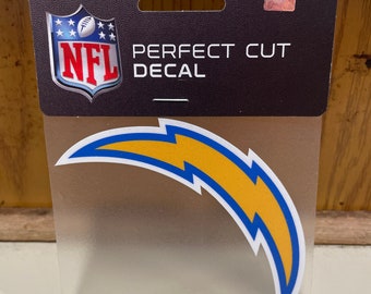 Chargers decal 4x4 car windows , laptop , water bottle