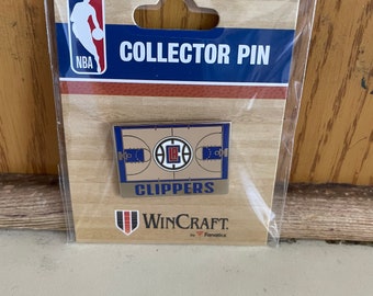 Los Angeles Clippers court pin hat lapel collector