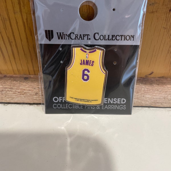 LeBron James #6 jersey pin new