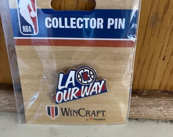 Los Angeles clippers pin “ our way “ hat lapel collector