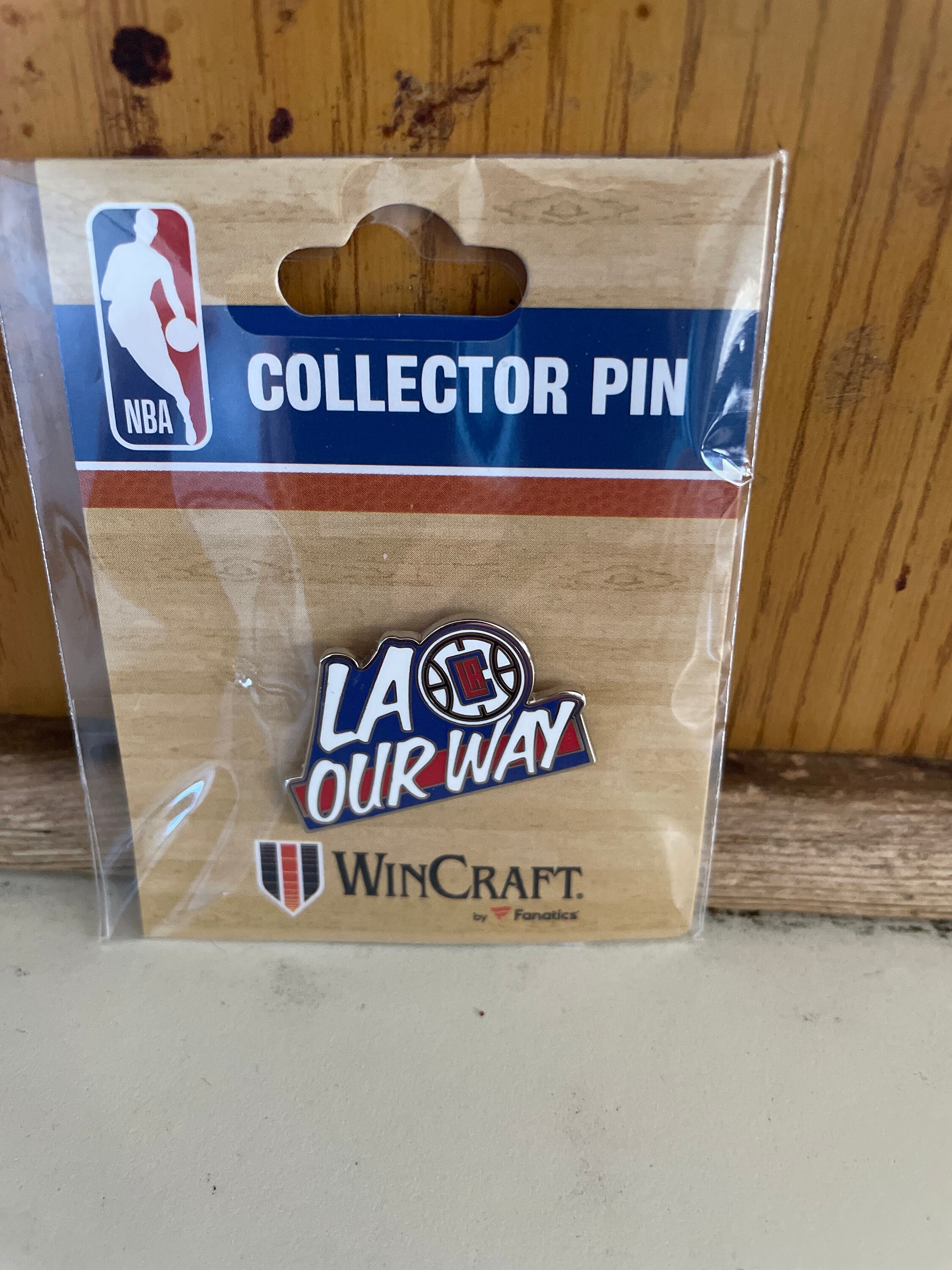 Los Angeles clippers pin “ our way “ hat lapel collector