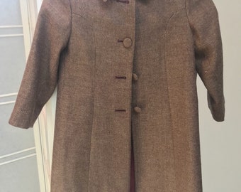 Vintage Frances Wood Girls Pea coat