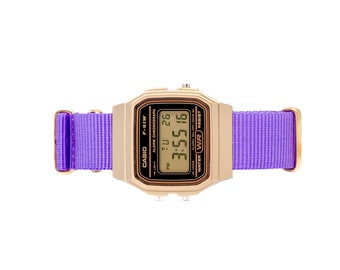 Reloj Casio vintage para mujer en tono plateado con lectura