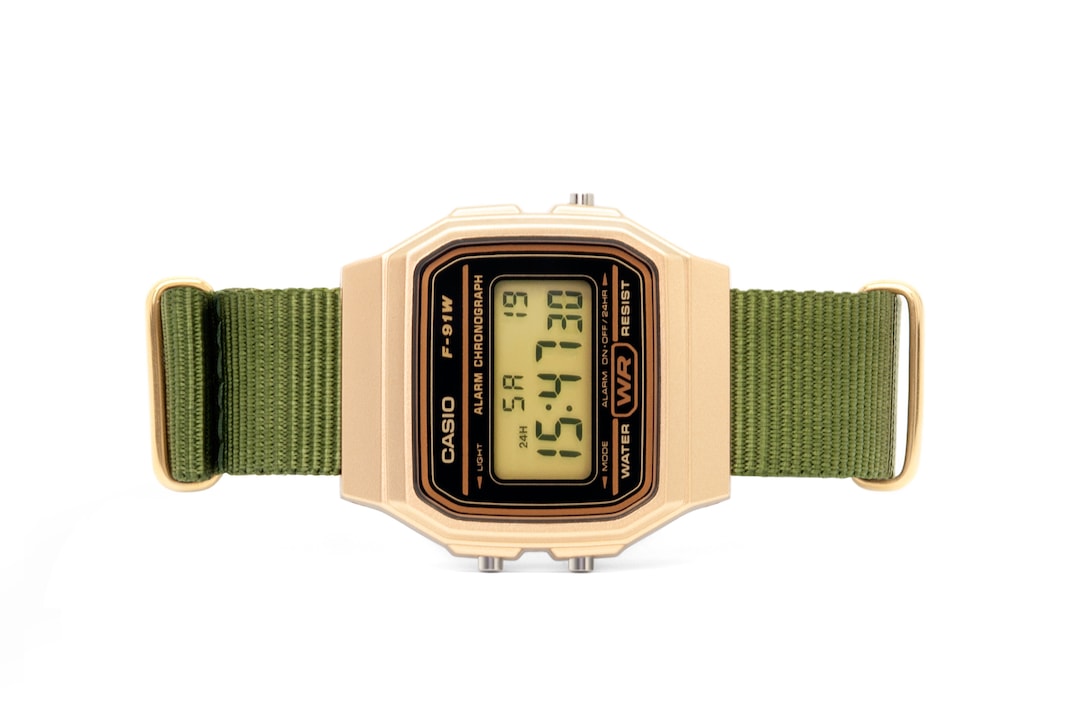Casio F91-W Military Green] My New Work Watch : r/Watches