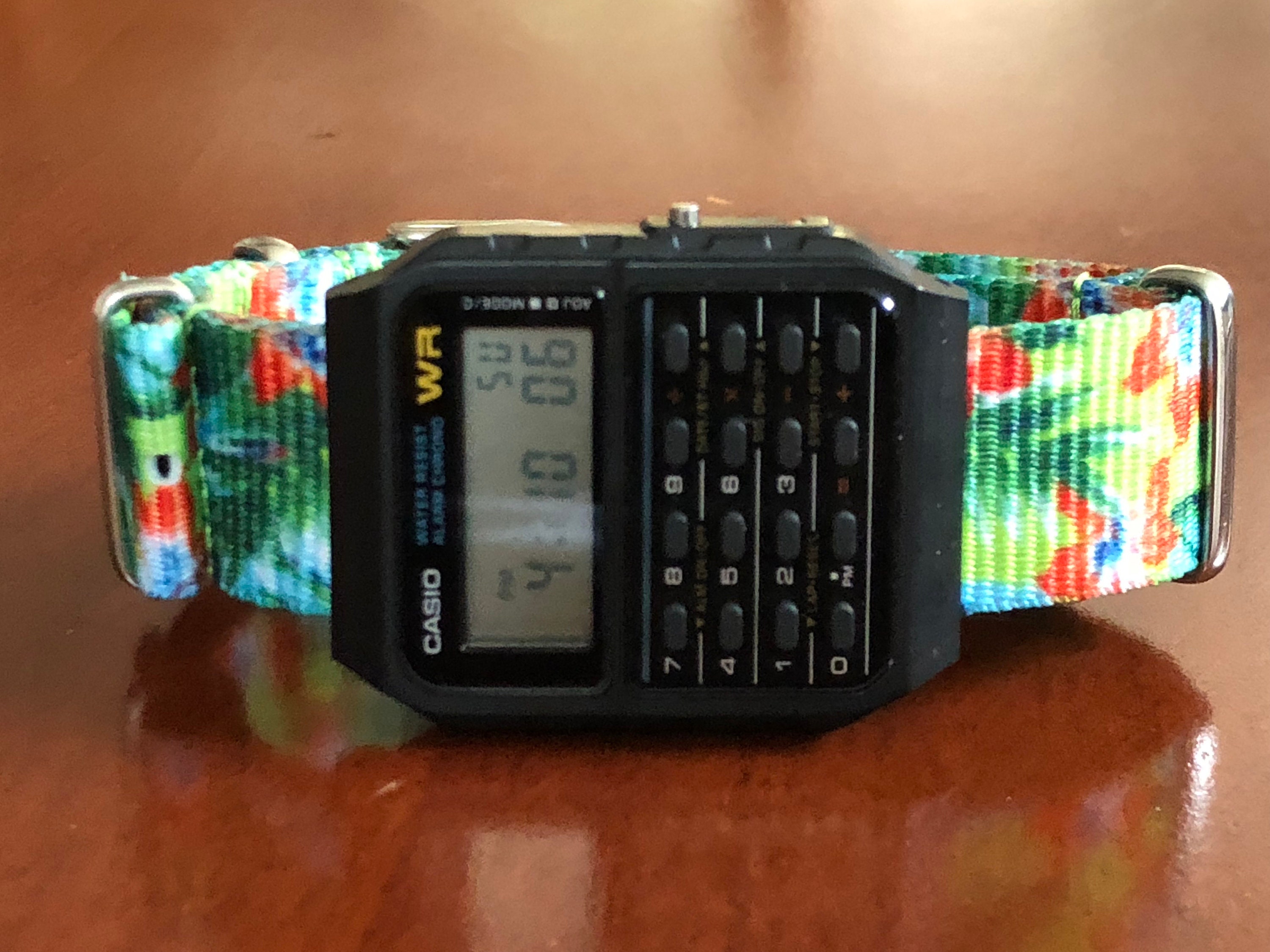 casio calculator watch colors