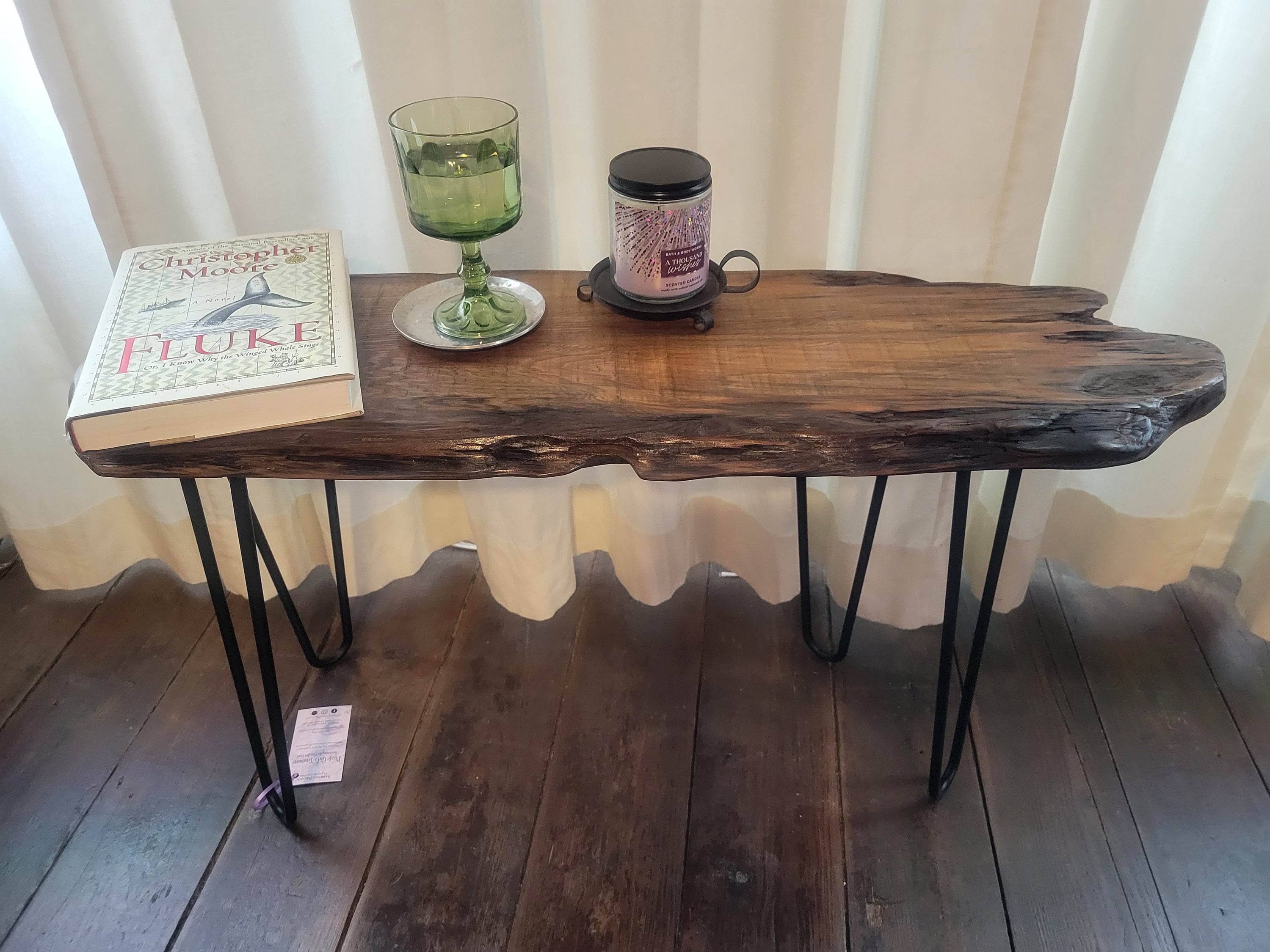 Cypress slab on sale coffee table
