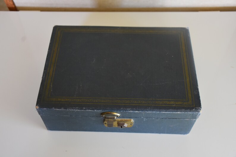 Classic Royal Blue Jewelry Box Etsy