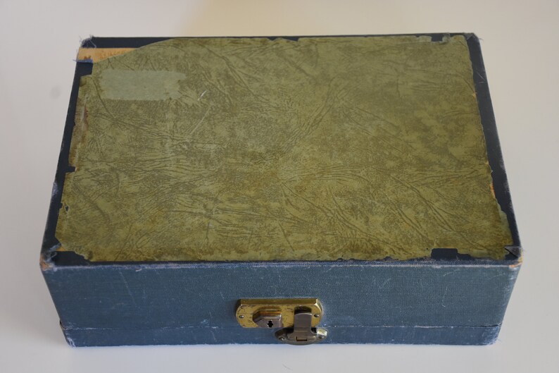 Classic Royal Blue Jewelry Box Etsy