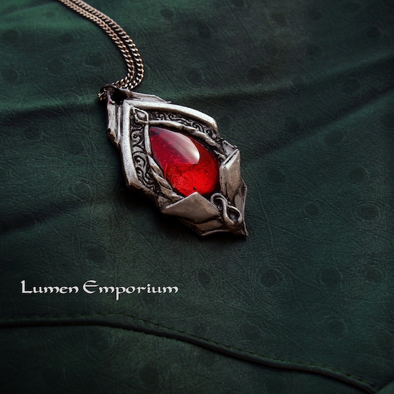 Gothic ruby necklace clearance